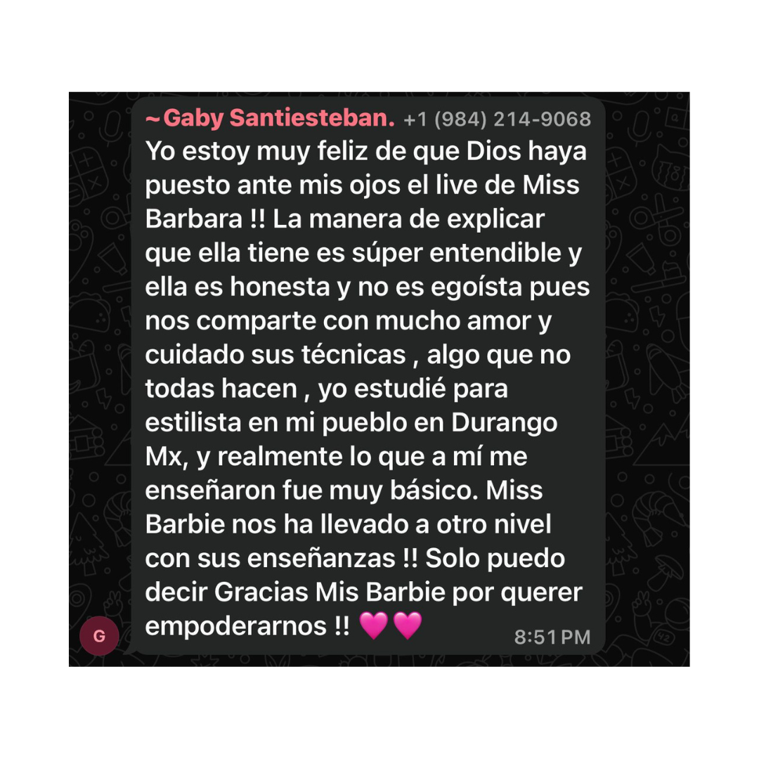 La Biblia del Peinador Exitoso by Barbie Madrid (Mini)