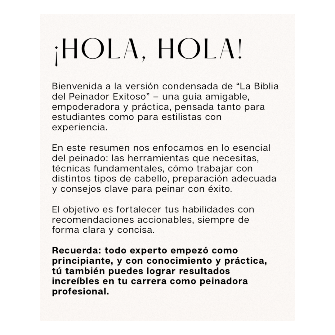 La Biblia del Peinador Exitoso by Barbie Madrid (Mini)
