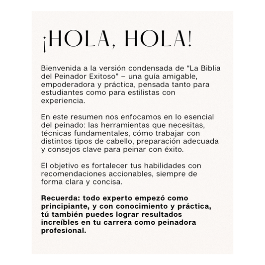 La Biblia del Peinador Exitoso by Barbie Madrid (Mini)