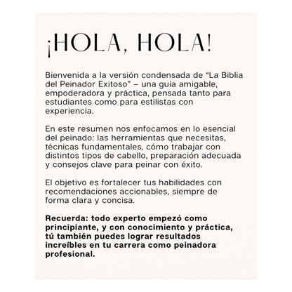 La Biblia del Peinador Exitoso by Barbie Madrid (Mini)