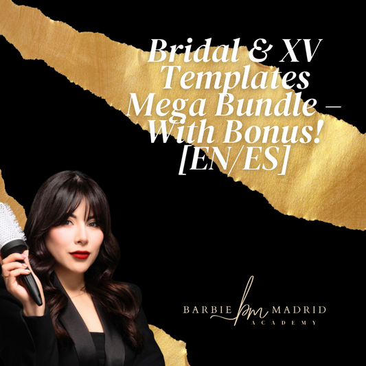 Bridal & XV Templates Mega Bundle – With Bonus! [EN/ES]